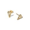 Organically Shaped Heart Stud Ohrringe 264393C00