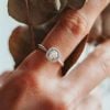 Brilliant Star Diamantring mit Topas RE12485