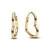 Pandora Asymmetrical Heart Hoop korvakorut 268307C00-1