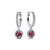 Pandora Timeless Red Round Sparkling korvakorut 292379C01-1