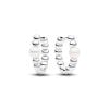 Pandora Treated Freshwater Cultured Pearl & Beads Hoop korvakorut 293178C01-1
