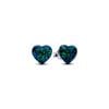 Pandora Opalescent Green Heart Stud korvakorut 293356C01-1