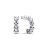 Pandora Sparkling Hearts Open Hoop Ohrringe 293657C01-1