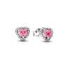 Pandora Pink Heart Ohrring-Set
