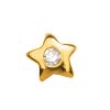 Gold  Zahnschmuck, Stern 3-38-1