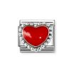 Nomination Classic Red Raised Heart 330204/39