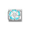 Nomination Classic Blue Flower 330321/16