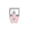 Nomination Classic Pink Flower 331805/23