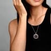 Pandora Two-tone Circles kaulakoru 389483c01-60-2