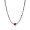 Pandora Halo Heart Choker Halskette 393549C01-40