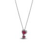 Pandora Red Halo Hearts Pendant kaulakoru 393658C01-60-1
