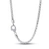 Pandora Pavé Clasp Foxtail Halskette 45 cm 394463C01