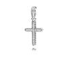 Pandora Cross Charm 397571CZ-1