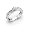Festive Venice Solitaire timanttisormus, platina 407-070-PT