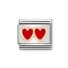 Nomination Classic Double Heart 430202/13