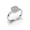 Festive Alicia Morganiitti timanttisormus, platina 503-033M-PT