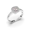 Festive Alicia Morganiitti timanttisormus, platina 503-043M-PT