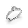 Festive Juliette timanttisormus, platina 517-068-PT