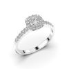 Festive Janette timanttisormus, platina 566-040-PT