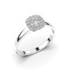 Festive Janette timanttisormus, platina 567-030-PT