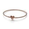 Pandora Moments Heart & Butterfly Bangle Armband 19 cm 582594C01-19-1