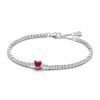 Pandora Red Sparkling Heart Tennis rannekoru 20 cm 590041C02-1