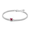 Pandora Red Sparkling Heart Tennis rannekoru 16 cm 590041C02-2