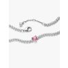 Pandora Pink Sparkling Heart Tennis Armband 590041C03