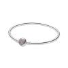 Pandora Moments Bangle Pink Heart Pave rannekoru 21 cm 590716PCZ-1