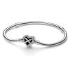 Pandora Moments Sparkling Infinity Heart Clasp Snake Chain Bracelet 17 cm 592645C01-1