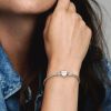 Pandora Moments Engravable Heart Clasp Snake Chain rannekoru 16 cm 599206C00-2