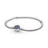 Pandora Moments Sparkling Blue Disc Clasp 19 cm rannekoru 599288C01