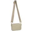 Aarni olkalaukku, taupe / kulta 6430066271467-2