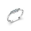 Festive Nadja Blue timanttisormus, platina 650-018B-PT