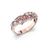 Festive Nadja Grand Pink timanttisormus, punakulta 669-105P-PK