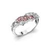 Festive Nadja Grand Pink timanttisormus, platina 669-105P-PT