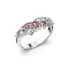 Festive Nadja Grand Pink timanttisormus, valkokulta 669-105P-VK