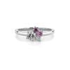 Festive Nadja Bloom Pink timanttisormus, platina 688-027P-PT