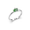 Festive Nadja Bloom Green timanttisormus, platina 691-017G-PT