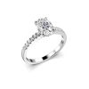 Festive Selena Side timanttisormus, platina 703-112-PT
