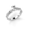 Festive Feeniks Lux Oval timanttisormus, platina 716-056-PT