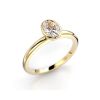 Festive Auréa Bezel Oval Diamantring 742-050-KK