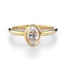 Festive Auréa Bezel Oval Diamantring 742-050-KK