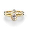 Festive Auréa Bezel Oval Diamantring 742-050-KK