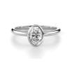 Festive Auréa Bezel Oval Diamantring 742-050-VK
