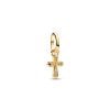 Pandora Sparkling Cross Mini Dangle hela, kullattu 763044C01