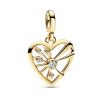 Pandora ME Heart & Rays Medallion hela 763453C01