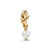 Pandora Faceted Clear Eternity Circle Dangle hela 763462C04 / huhtikuu -1