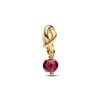 Pandora Faceted True Red Eternity Circle Dangle hela 763462C07 / heinäkuu -1