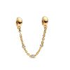 Pandora Triple Clear Stone turvaketju, 14K kullattu 763515C01-05-1